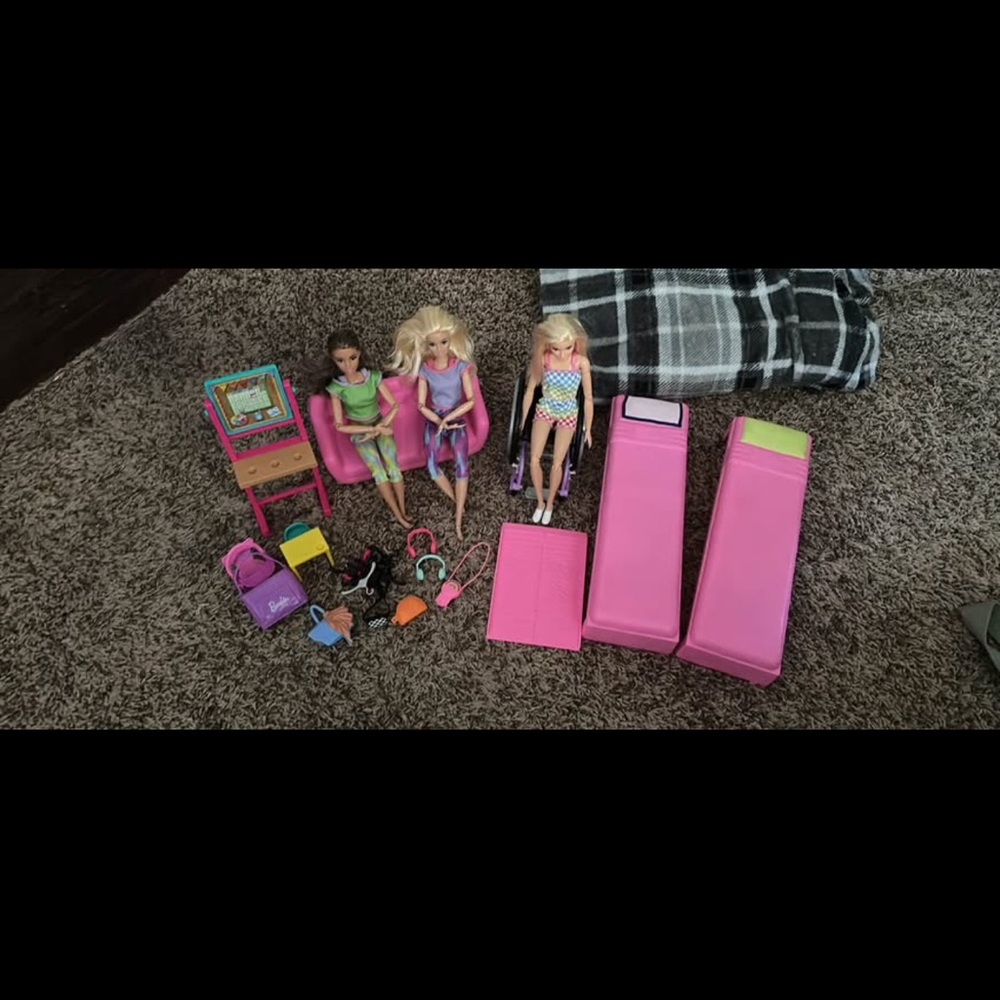 Barbie Pink Doll and Accessories Set